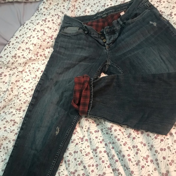 Eddie Bauer Pants - Eddie Bauer Flannel Lined Jeans